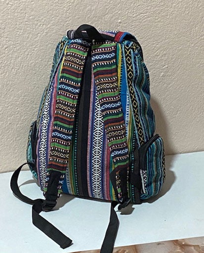 Patchwork Cotton Backpack | Hippie Sticks