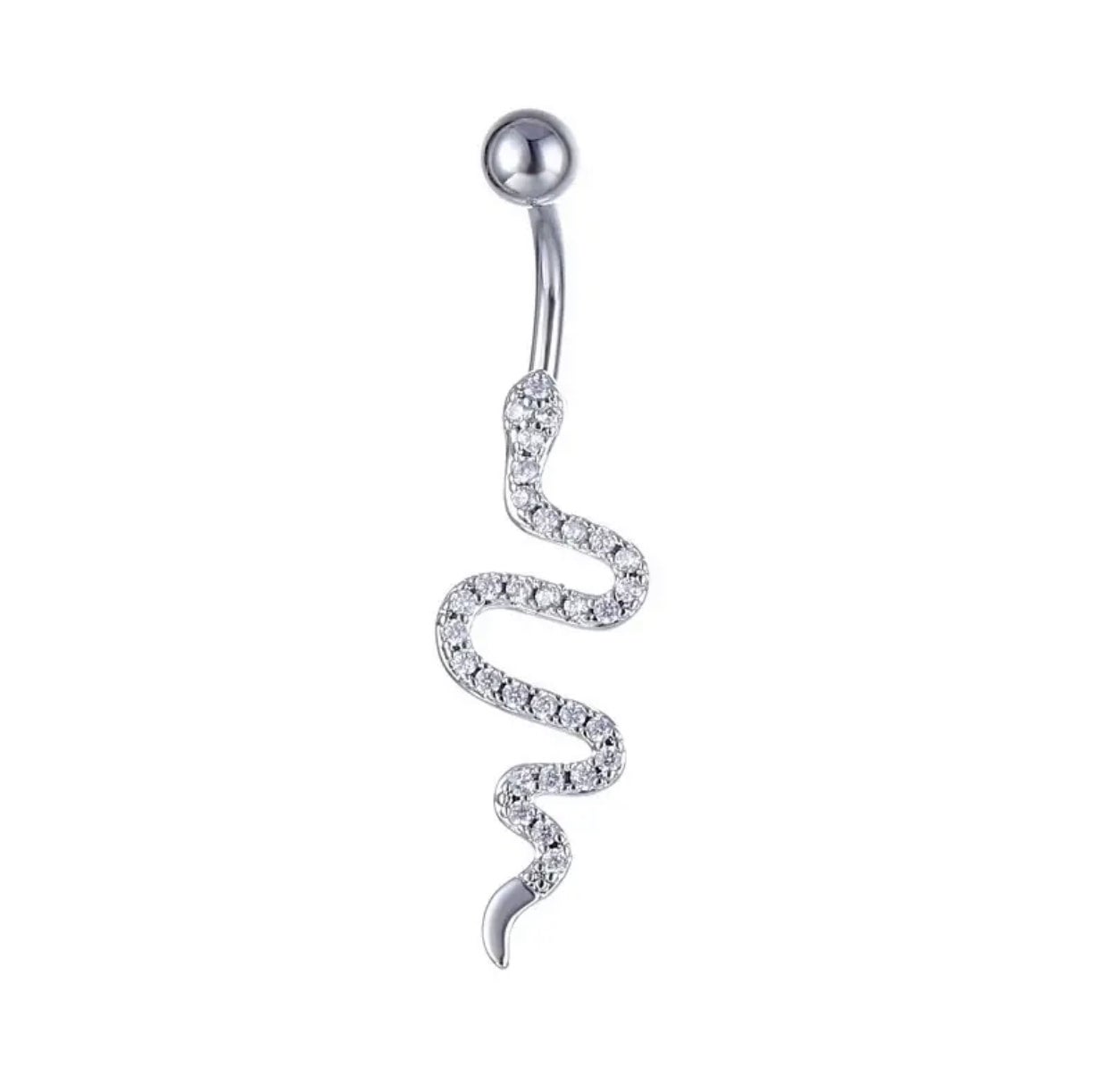 Belly piercing 2025 snake